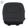 Black Leather Driver Bottom Seat Cover for Chevy Colorado Canyon (2015–2022)