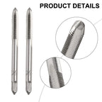 2X HSS Screw Tap Drill Bit Set for Thread Creation