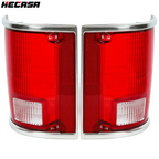 Tail Light Lens Pair for Chevrolet C10 C20 C30 K10 R1500 Suburban (1973–1991)