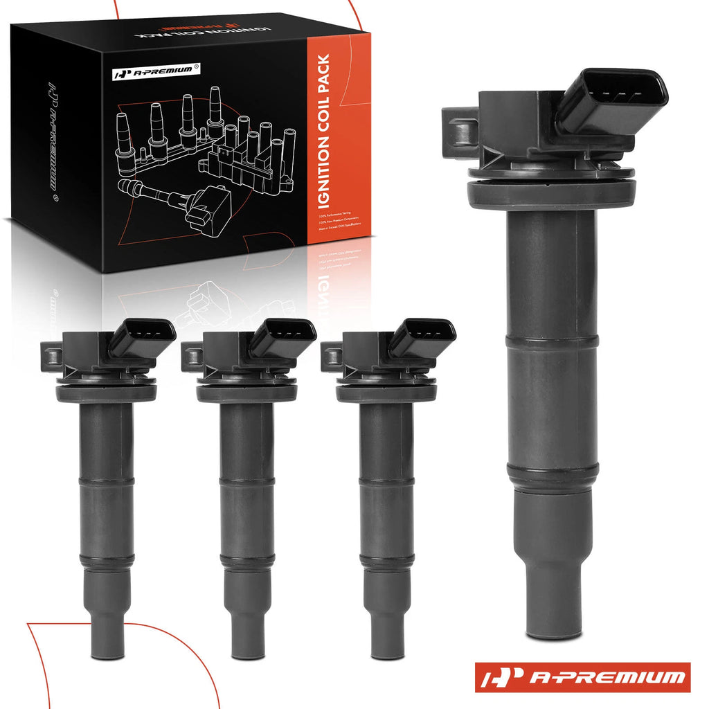 4x Ignition Coil for Toyota Camry RAV4 Corolla Highlander Lexus Scion (2010–2016)