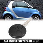 Keyless Entry Remote Key Fob 433MHz for Mercedes Benz Smart City Passion (2007–2014)