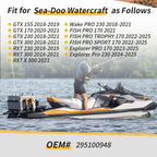 Left Cup and Rod Holder Support Kit for Sea-Doo RXT GTX Wake FISH Pro (2017–2023)