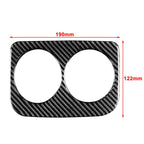 Red Rear Water Cup Holder Panel Cover Trim for Subaru WRX STI (2015-2021)