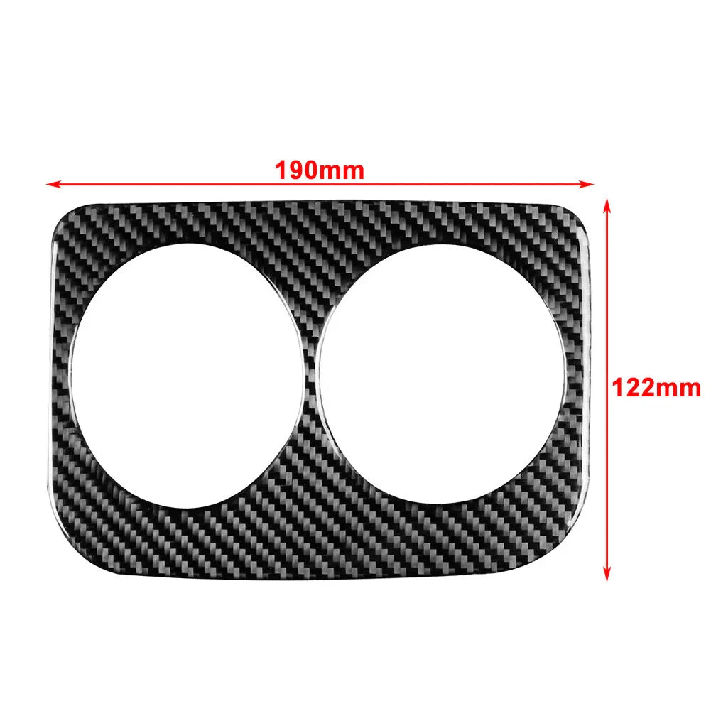 Red Rear Water Cup Holder Panel Cover Trim for Subaru WRX STI (2015-2021)