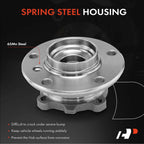 2X Front Wheel Hub & Bearing Assembly for BMW F30 320i xDrive (2013–2016)