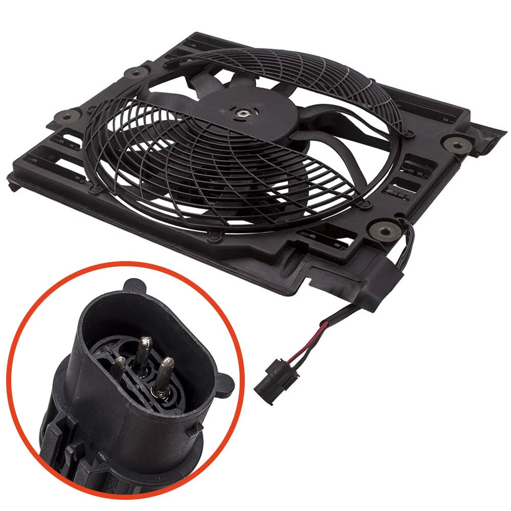 A/C Condenser Fan Assembly for BMW 525i 530i 528i (1999–2003)