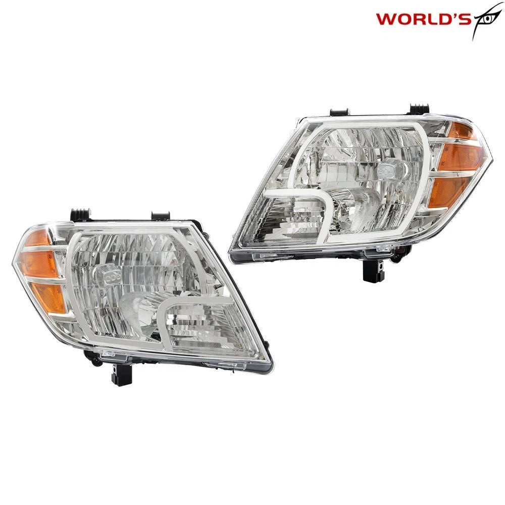 Set of 2 Headlights for Frontier Truck (2009–2021) Halogen Replacement