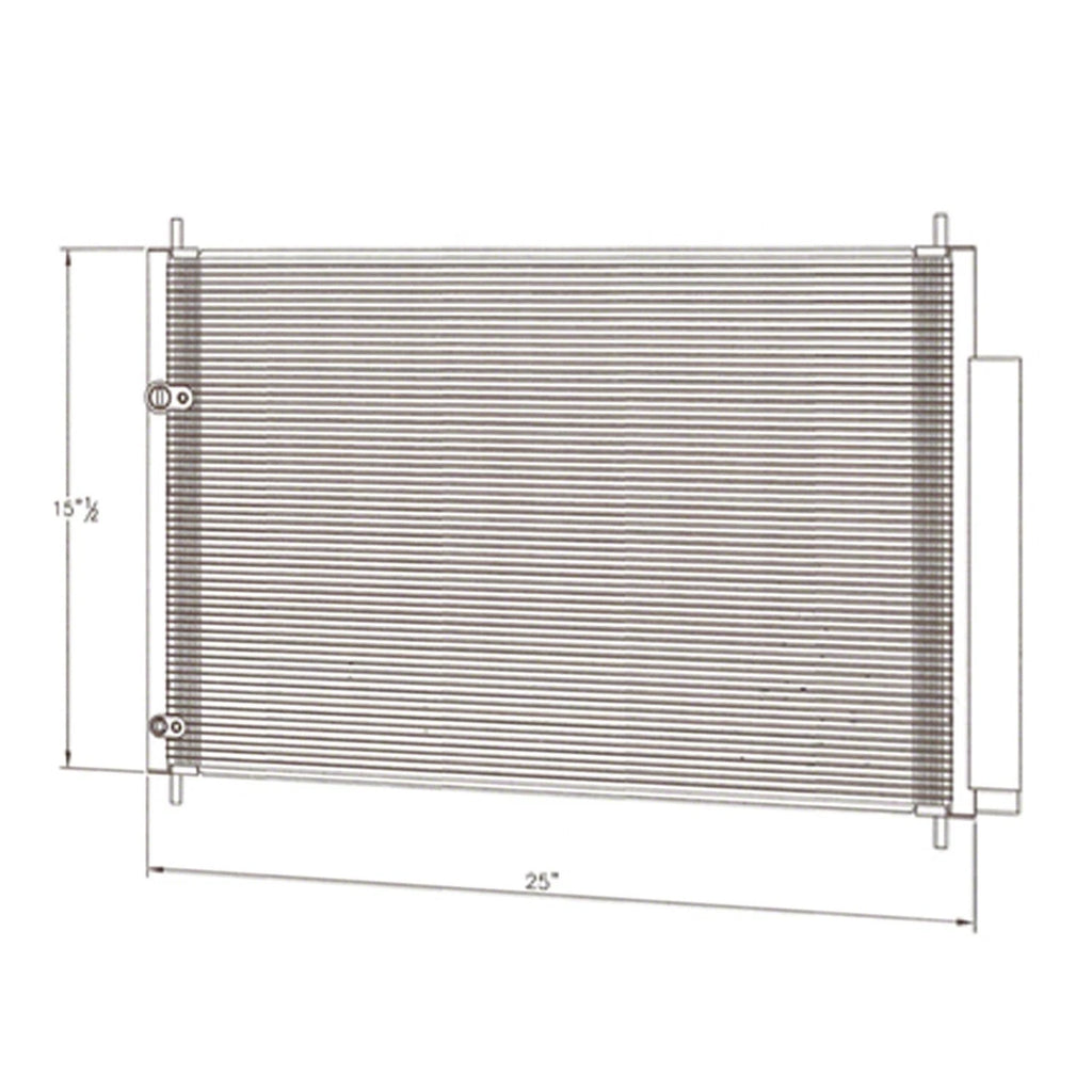 Replacement A/C Condenser Repair Part for Toyota Corolla Sedan (2009–2019)