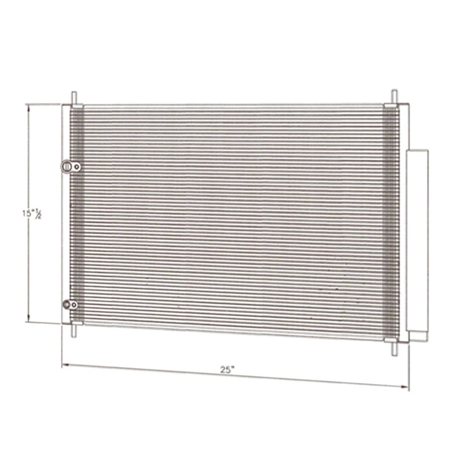Replacement A/C Condenser Repair Part for Toyota Corolla Sedan (2009–2019)