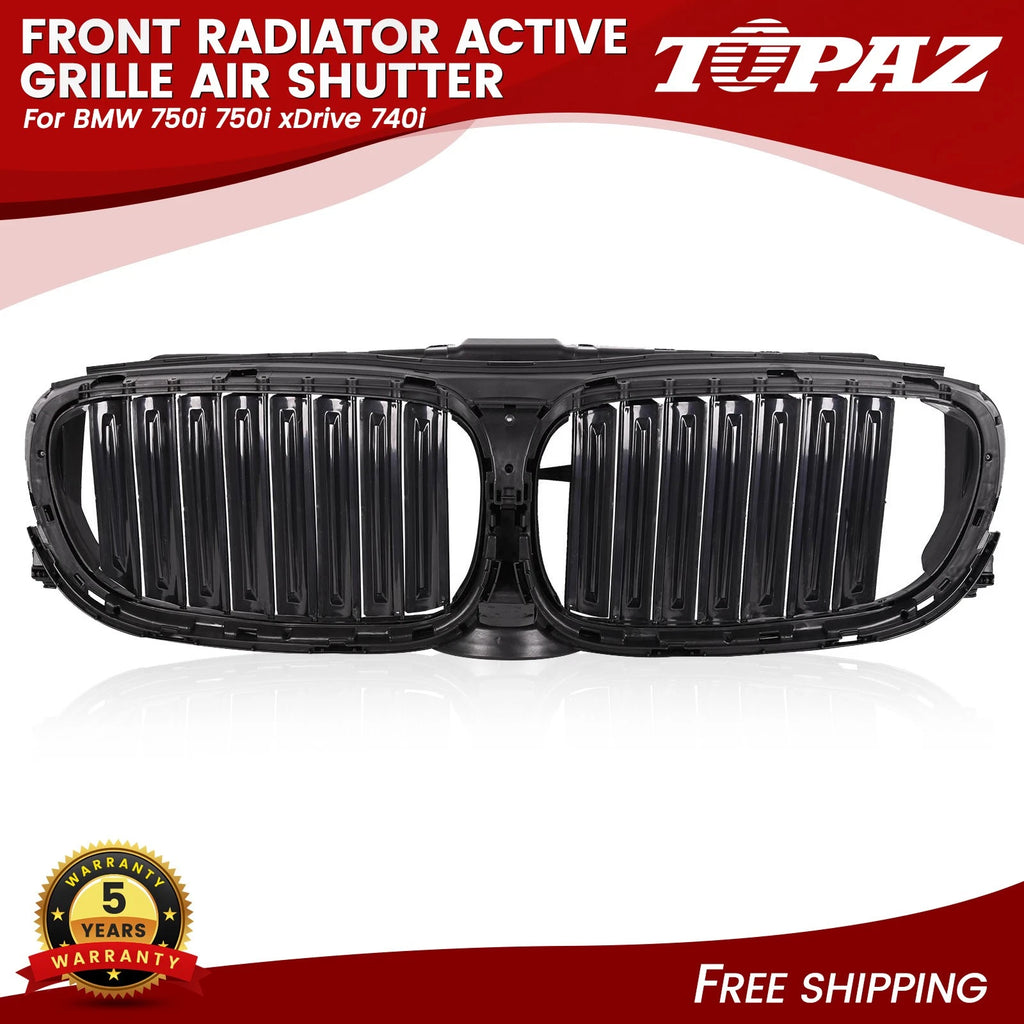 Front Bumper Grille Air Shutter Flap for BMW 740e xDrive 740i xDrive (2017–2018)