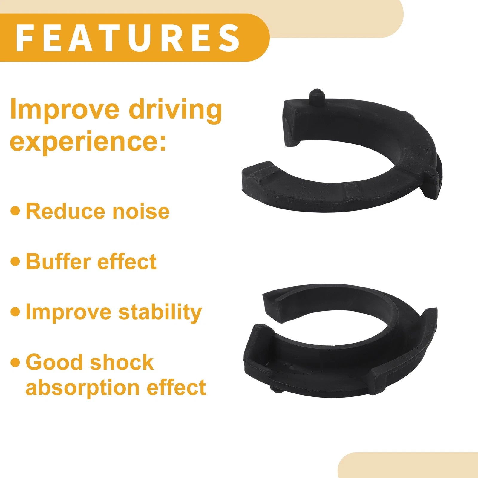 Lower Coil Spring Insulator No. 31336764372 for BMW 328 (2007–2013) Rubber