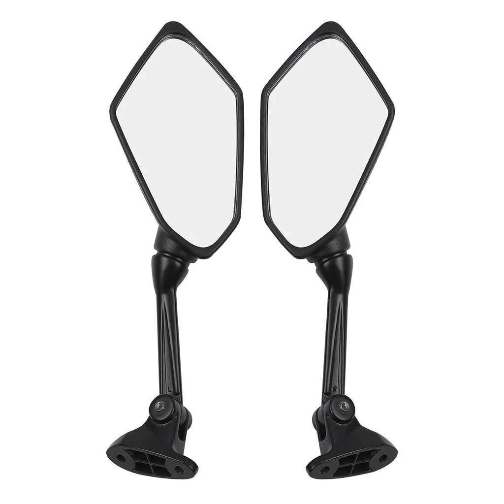 Black Pair Rearview Mirrors for Kawasaki Ninja ZX6R (2009–2012)
