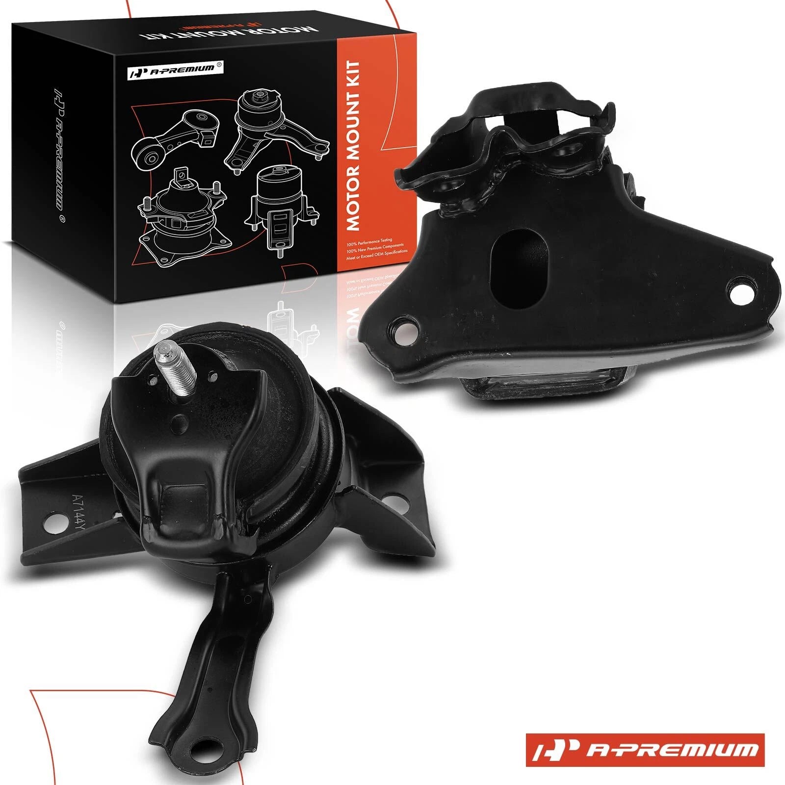 2X Engine Motor & Transmission Mount for Kia Spectra (2000–2009)