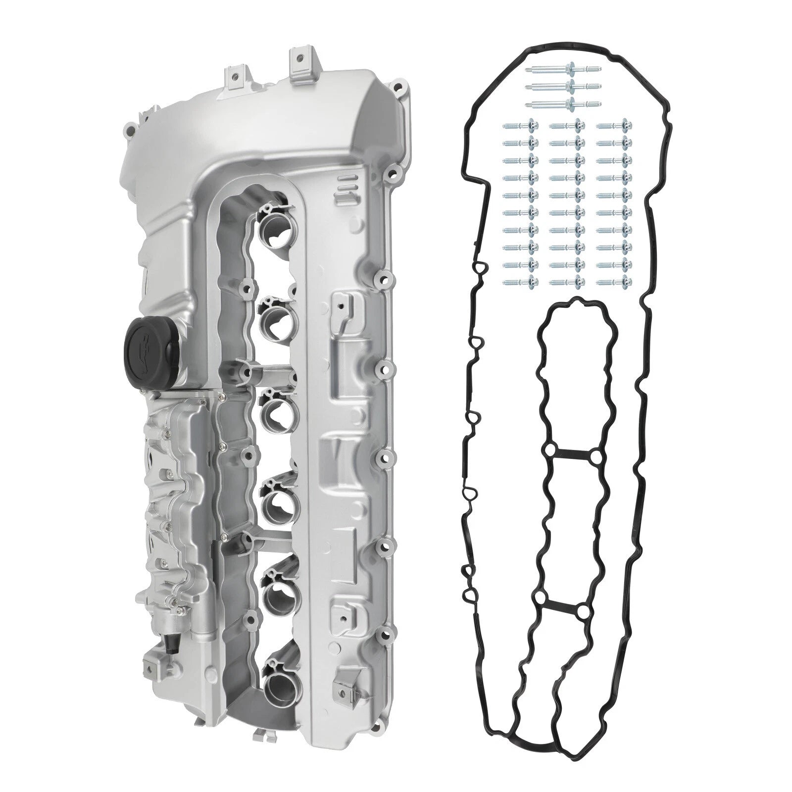 Aluminum Valve Cover with Gasket for BMW 740Li 535i 335i 135i X6 (2007–2016)