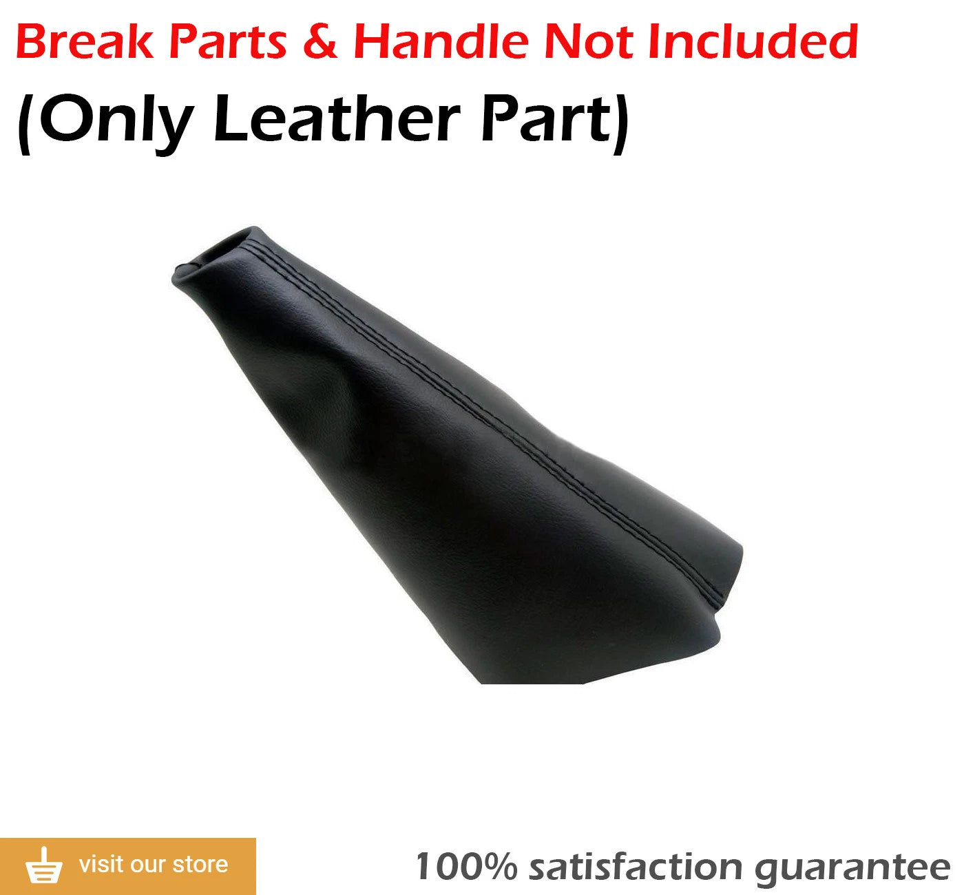 E Brake Boot Cover for Nissan Maxima (1997–1999) Synthetic Leather Black
