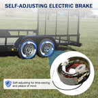 Set of 2 Electric Trailer Backing Plates for Dexter 8K Axle (Fits 8000)