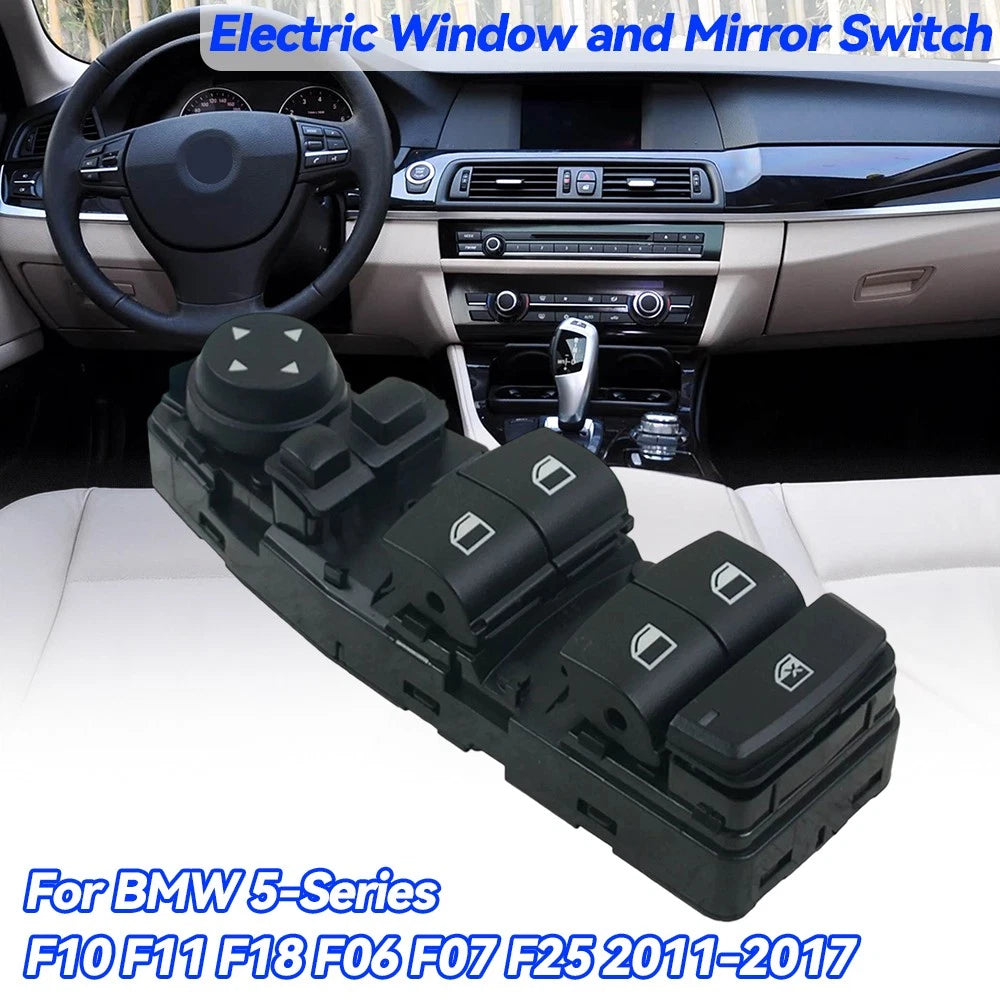Electric Master Window Control Switch for BMW 5-Series F10/F11/F18/F06/F07/F25 (2011–2017)