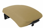 Leather Center Console Lid Armrest Cover for Kia Sportage (2005–2010) Beige
