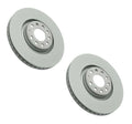 Set of 2 Zimmermann Front Brake Rotors for Audi VW (320mm)