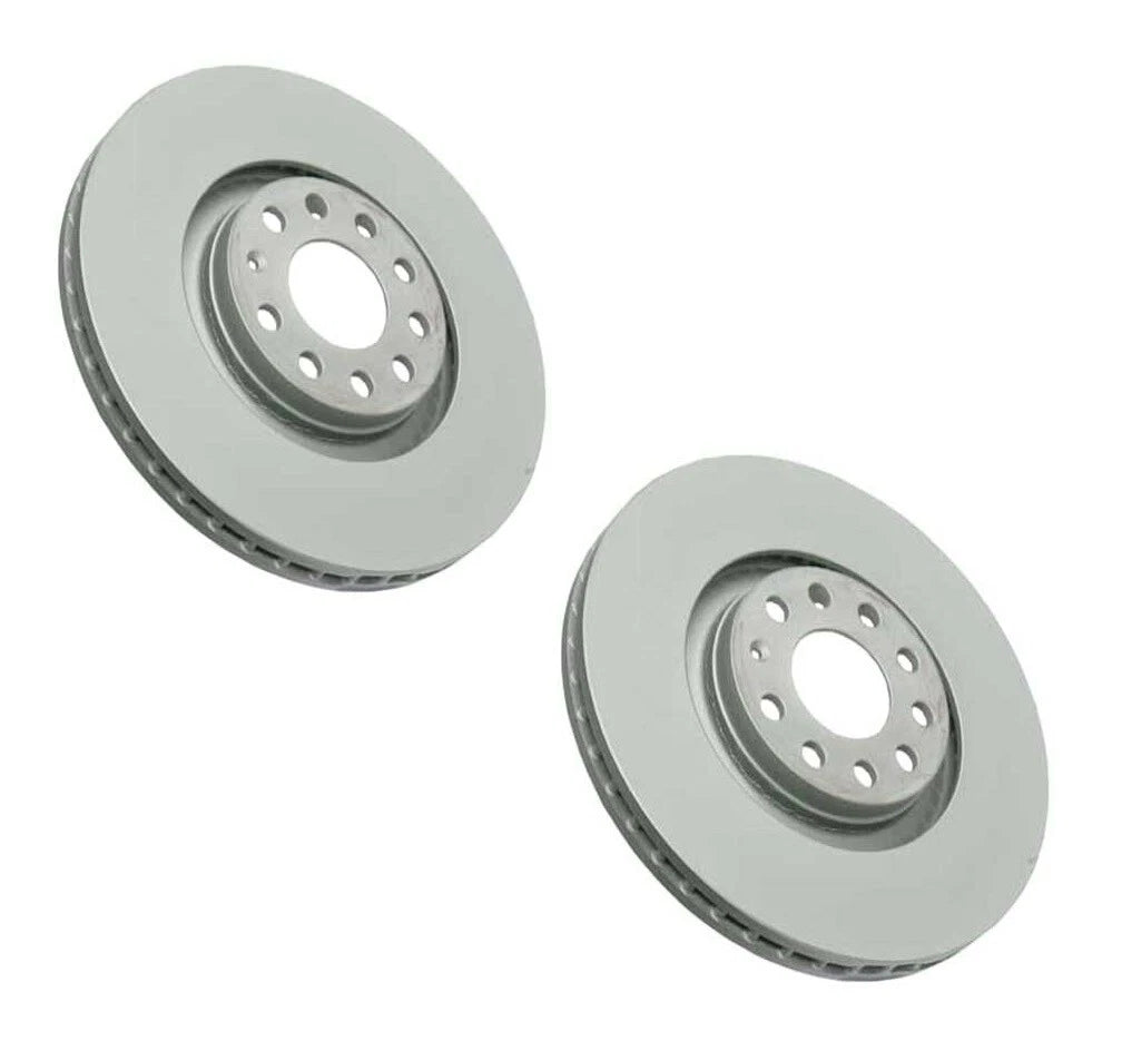 Set of 2 Zimmermann Front Brake Rotors for Audi VW (320mm)