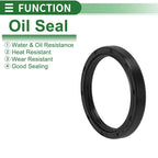 Oil Seal for [Make Model] (60x75x10mm) NBR Rubber High Pressure Black
