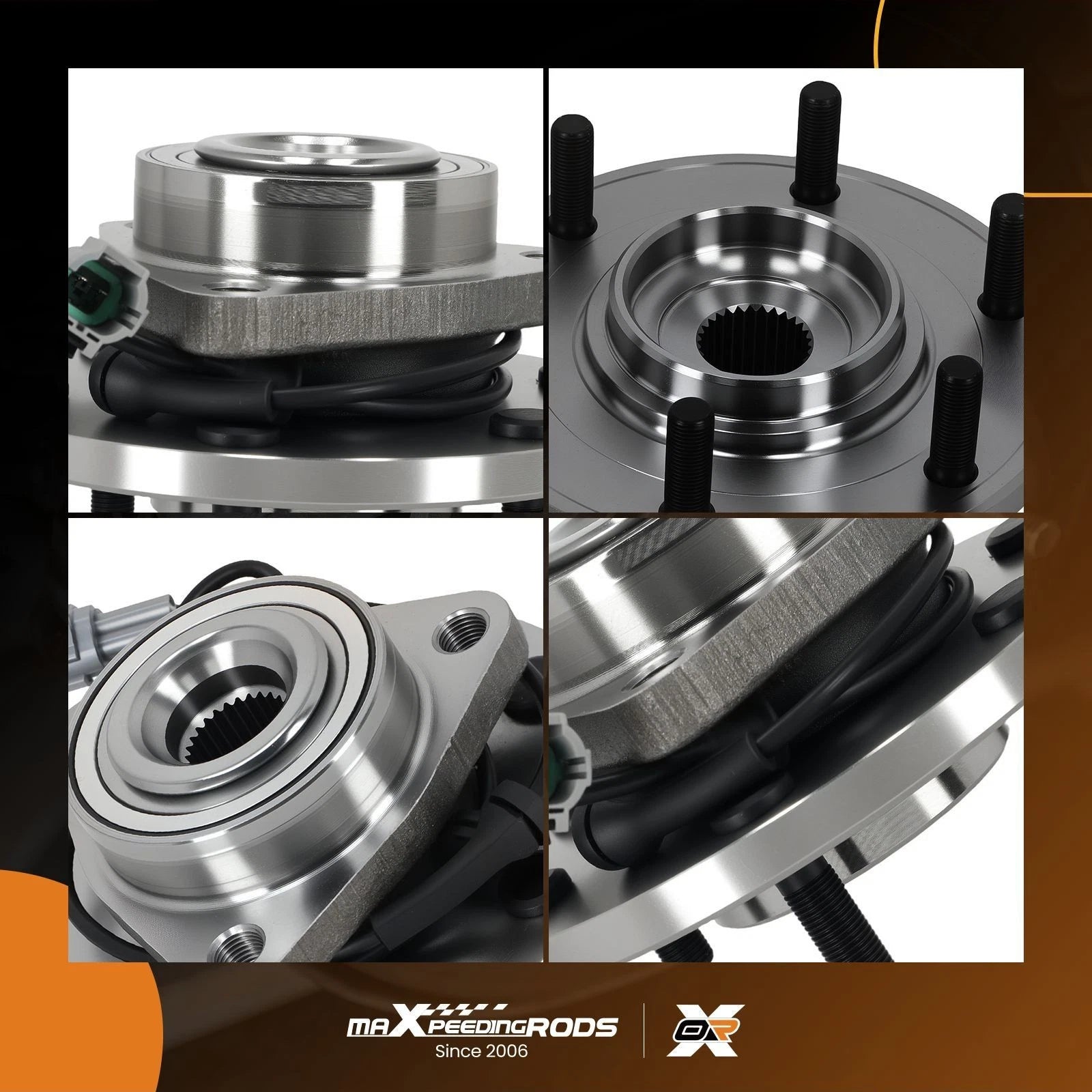 Front Wheel Hub & Bearing SP500703 for Infiniti QX56 Titan (2008–2012)