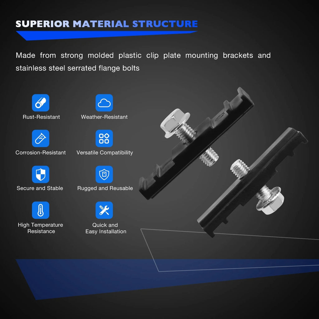 Chain Link Fence Sign Clips Mount Bracket Fasteners for Standard Fence