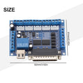 Flexible Connectivity for Stepper Motors on CNC Interface Board (5X)