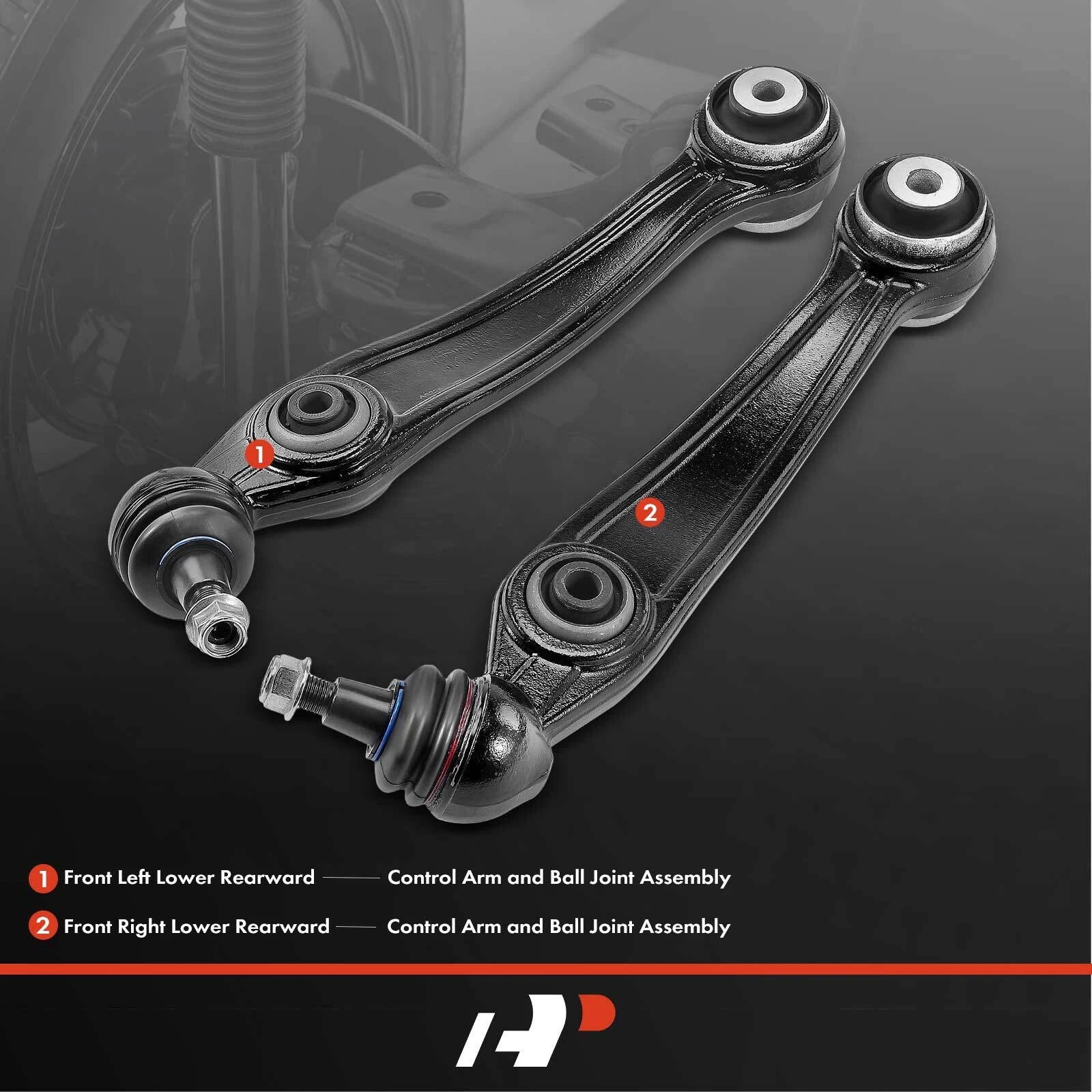 2X Front Lower Rearward Control Arm with Ball Joint for BMW X5 (2014-2018)