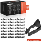 50x Nylon Black Fuel Line Retainer Clip for Ford F-150 (2015–2023)