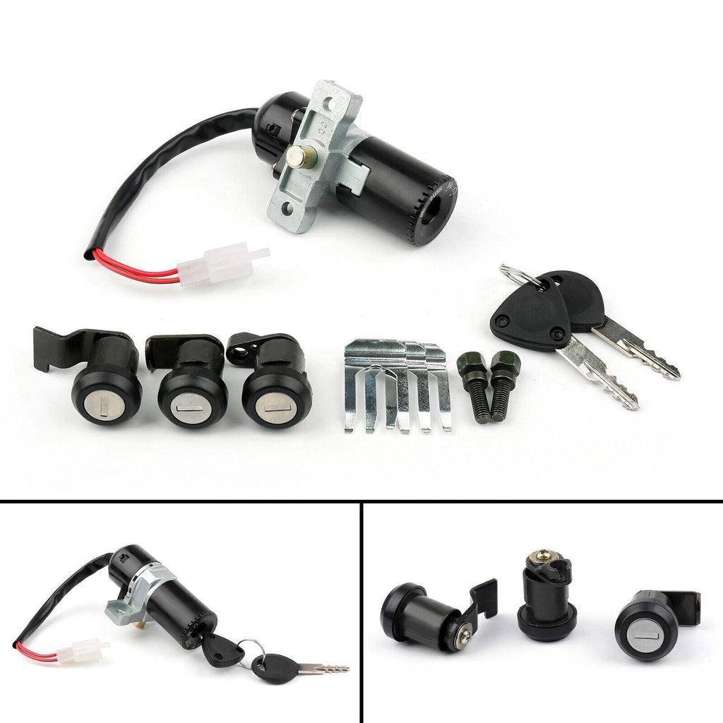 Ignition Switch & Fuel Gas Cap Cover Key Lock Set for Honda FES 125 250 150 (2001–2008)