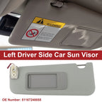 Left Sun Visor for BMW F10 F18 (2011–2016) with Mirror No. 51167248855