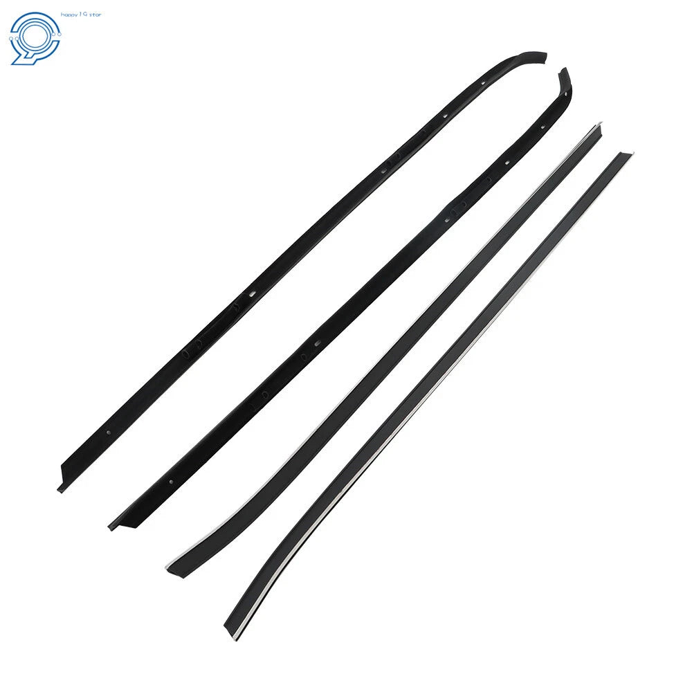 Set of 4 Window Sweeps Felts for Chevy Camaro/Pontiac Firebird (1970–198)