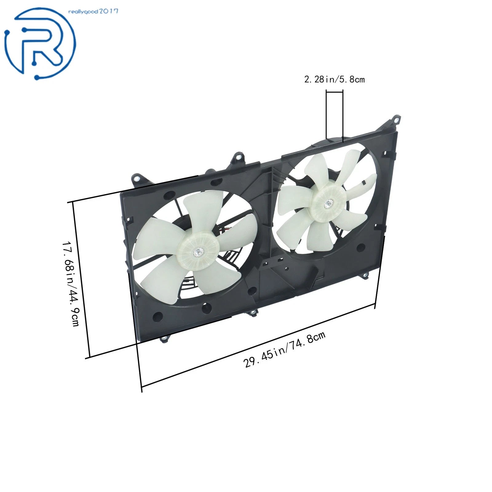 Radiator Cooling Fan for Toyota Highlander (2001–2007) Lexus RX300 (2001–2003)