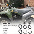 Front Wheel Bearing Seal Circlip Kit for Kawasaki Bayou 300 KLF300 (1989–2005)