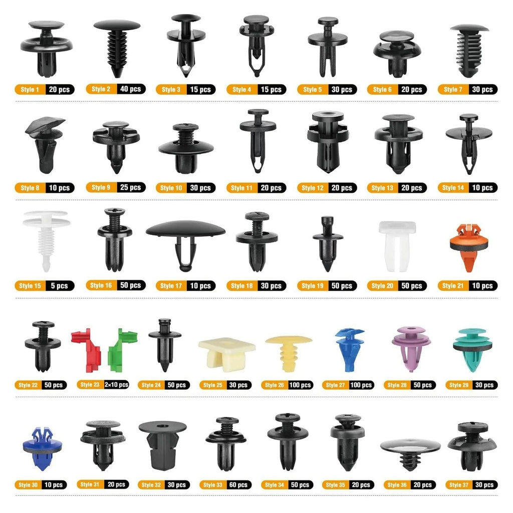 Set of 10 Clips Car Retainer Fasteners for (1295)