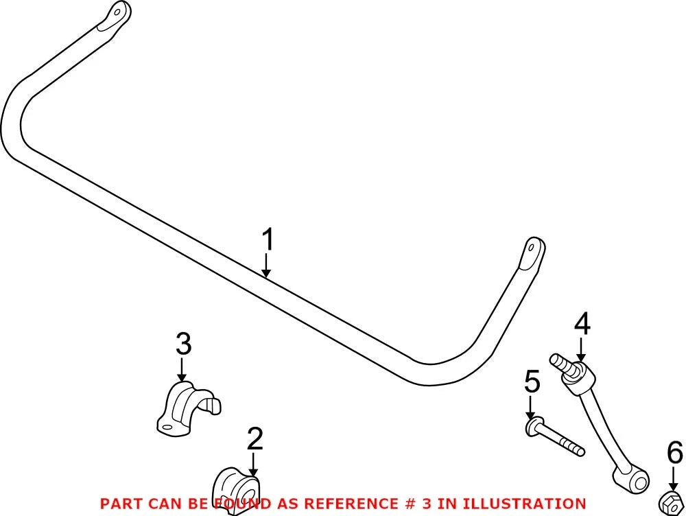 Sway Bar Bracket for Dodge Ram 1500 2500 (2002–2023) OEM Mopar