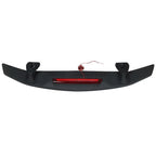 2X Matte Black Trunk Spoiler Wing with LED Lights for Universal Fit