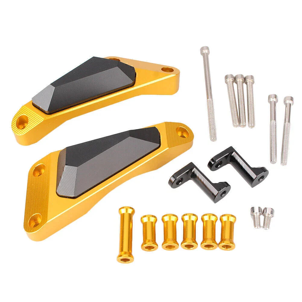 Gold Engine Guard Frame Slider Protector for Yamaha MT-09 (2014-2017)