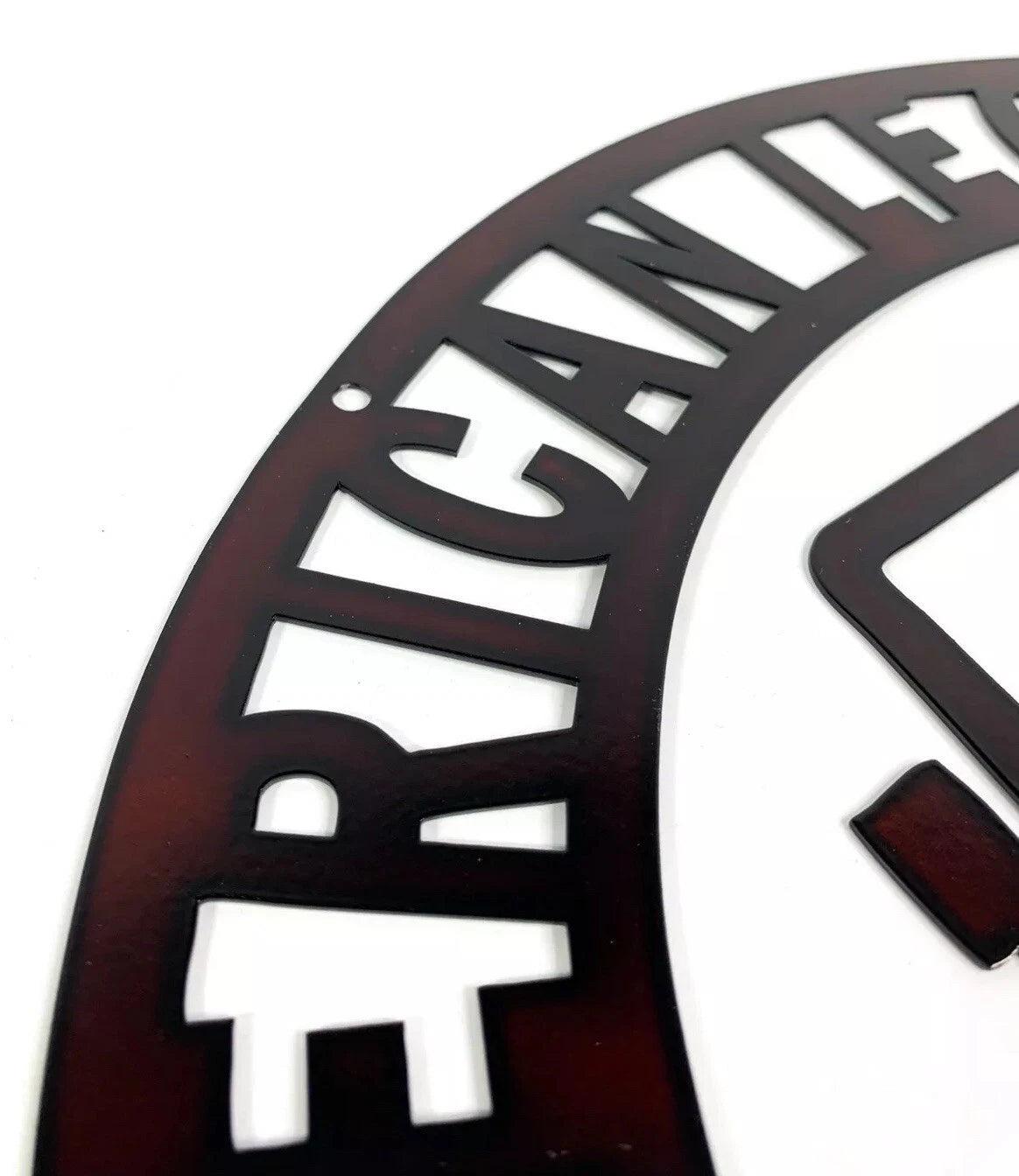 Red Metal Jeep Off Road Emblem Sign for Wrangler JK (2007–2018)