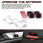 Matte Red Door Handle Bowl Trim for Honda Accord 10th (2018-2022)