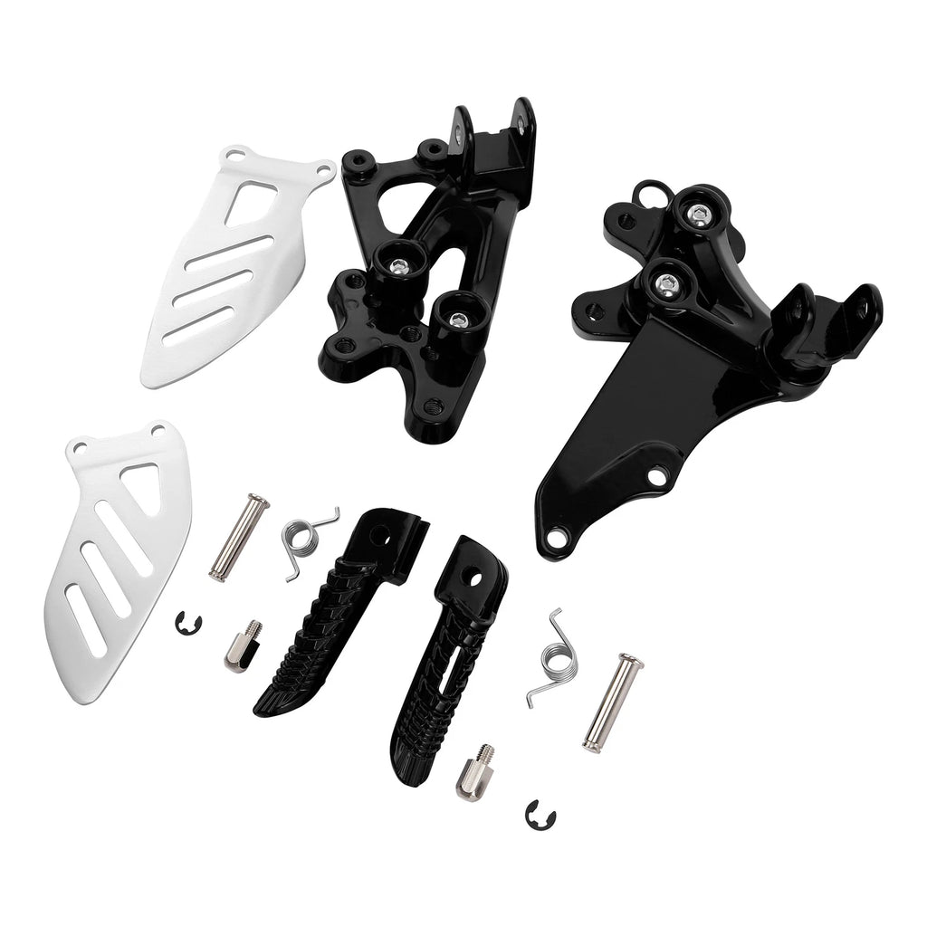 Front Driver Footrest Footpegs Bracket for Suzuki GSXR600 GSXR750 (2006–2010)
