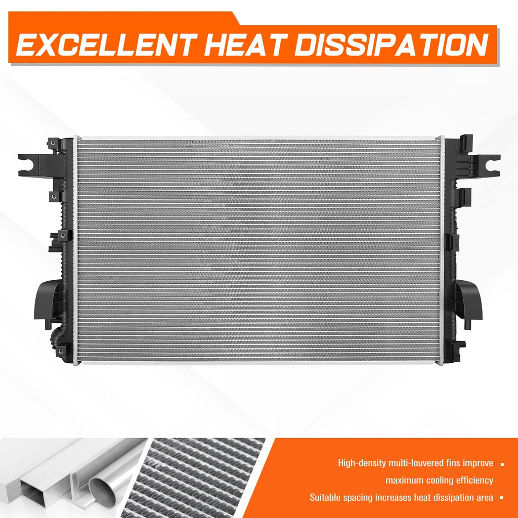 Aluminum Core Cooling Radiator for Ram 2500 3500 6.7L Diesel (2019–2024) DPI-13871