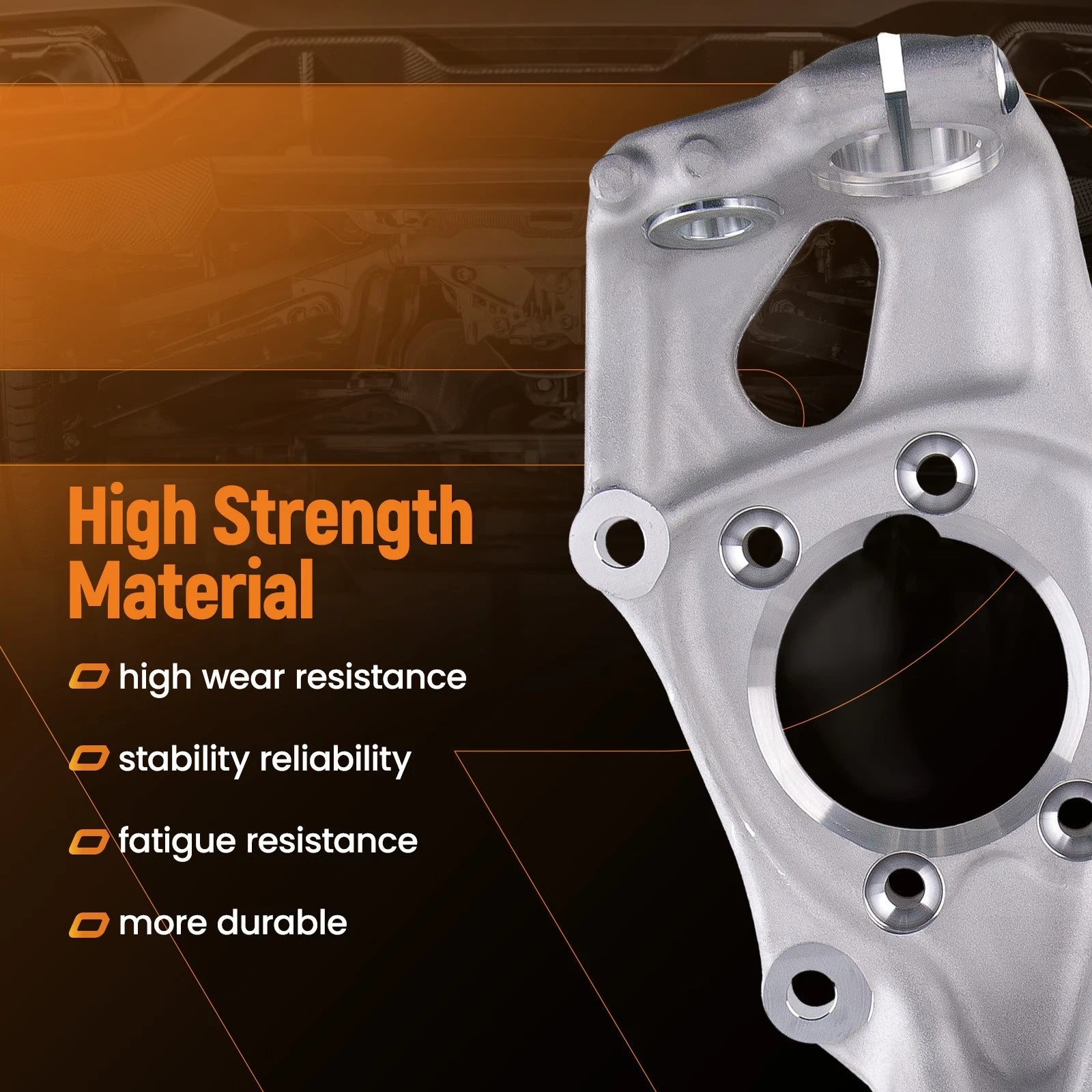 Front Steering Knuckle for Audi A4 A5 Q5 (2007–2017) 4G0407254A RH RWD
