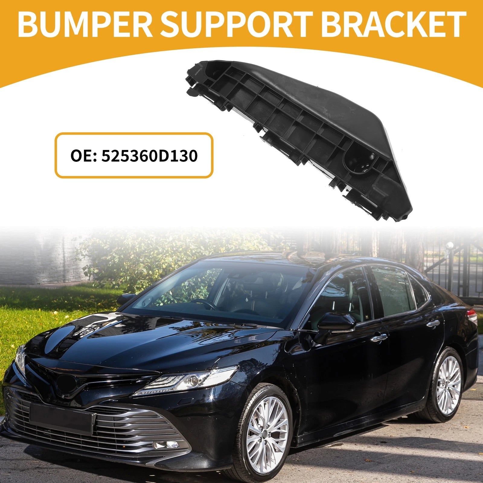 LH Front Bumper Support Bracket for Toyota Yaris Hatchback (2013–2016)