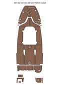 EVA Pads for Sea Hunt Ultra 225 (2021) - Swim Platform Cockpit Mat