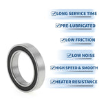 Deep Groove Ball Bearing 6805VV for Scooter Skateboard (25x37x7mm)