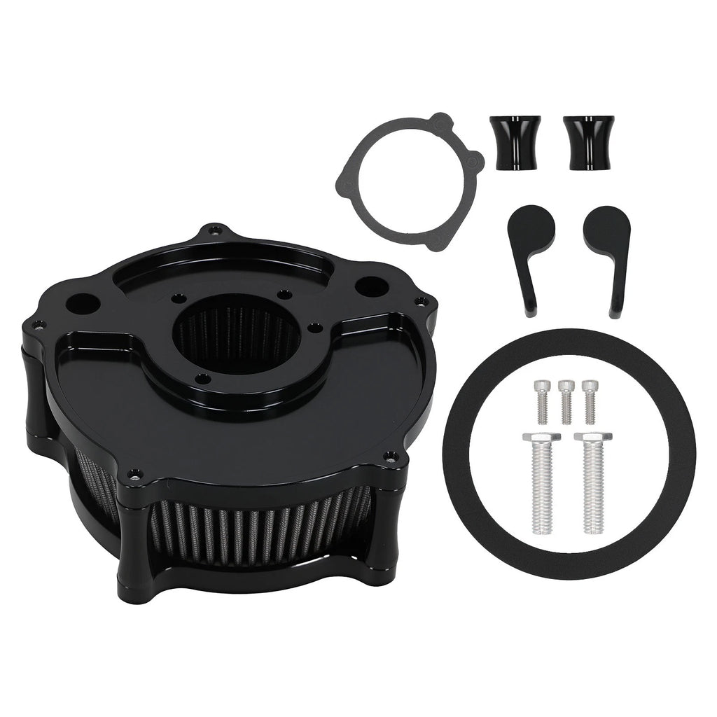 Air Cleaner Intake Filter Kit for Harley Sportster XL883 XL1200 (2004–2022) Black