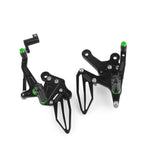Adjustable Rearsets Foot Pegs for Kawasaki Ninja 250/400 (2018–2022) GR T9