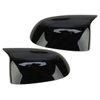 2 x Exterior Mirror Cap Trim for BMW X3 X4 X5 X6 X7 (2011-2023)